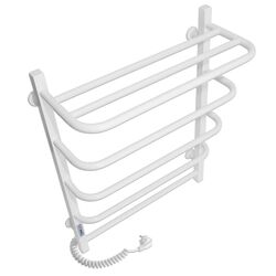 Полотенцесушитель электрический Laris Zebra Standart CK5 Shelf 500х660 Right (White) Thumb