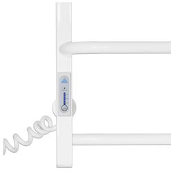 Полотенцесушитель электрический Laris Zebra Standart CK5 Shelf 500х660 Right (White) Thumb