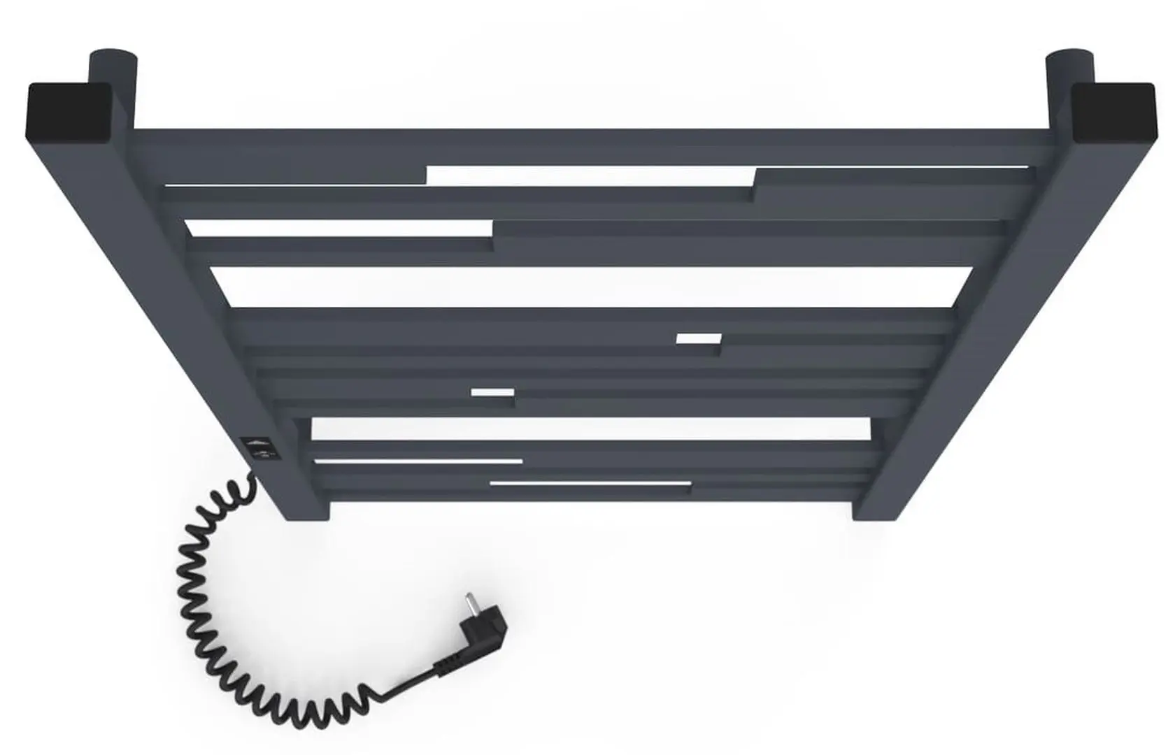 Полотенцесушитель электрический Laris Zebra Tetris CK10 500х1000 Left (Graphite)