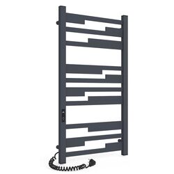 Полотенцесушитель электрический Laris Zebra Tetris CK10 500х1000 Left (Graphite)