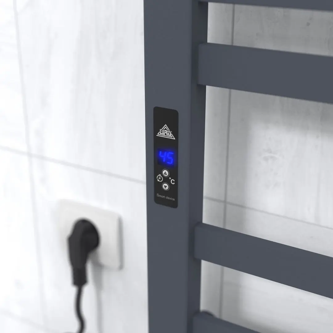 Полотенцесушитель электрический Laris Zebra Tetris CK10 500х1000 Left (Graphite)