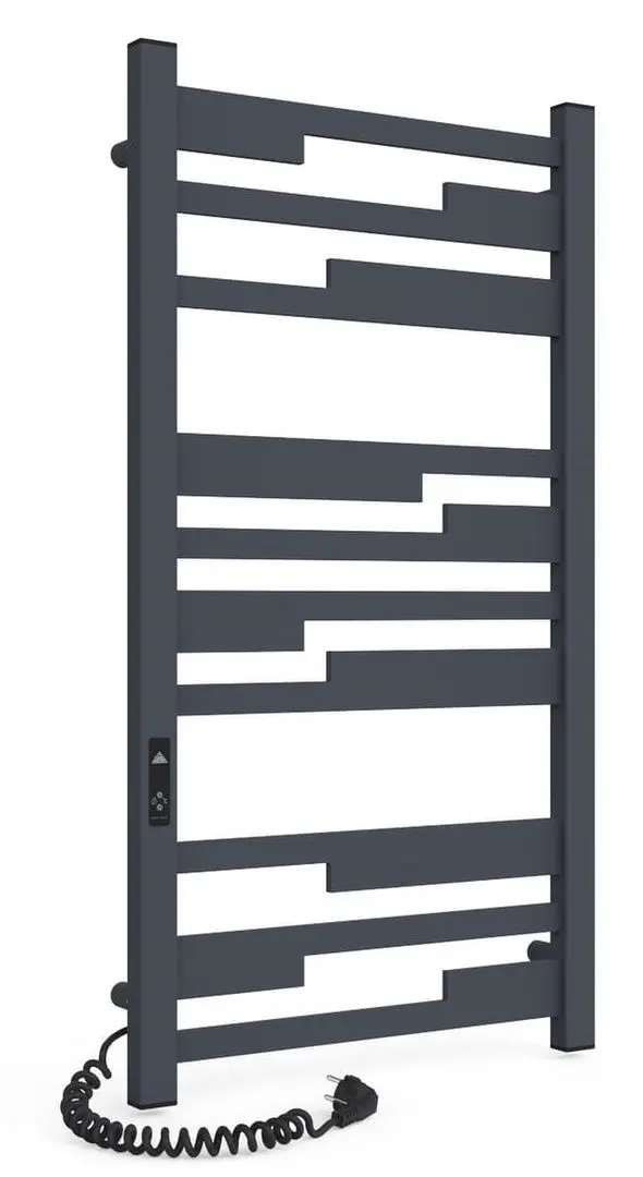Полотенцесушитель электрический Laris Zebra Tetris CK10 500х1000 Left (Graphite)