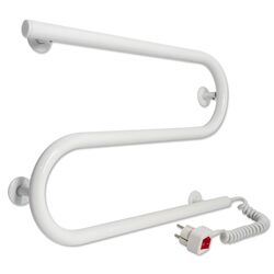 Полотенцесушитель электрический Laris Zebra Zmeevik 25 CK2 550x330 Right (White) Thumb