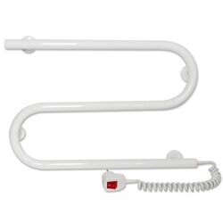 Полотенцесушитель электрический Laris Zebra Zmeevik 25 CK2 550x330 Right (White)