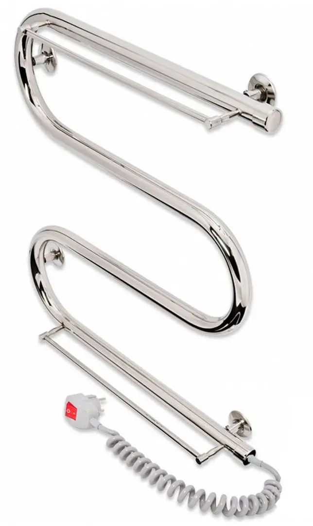 Полотенцесушитель электрический Laris Zmeevik 25 PC3 2 Shelves 500x500 Right (Chrome)