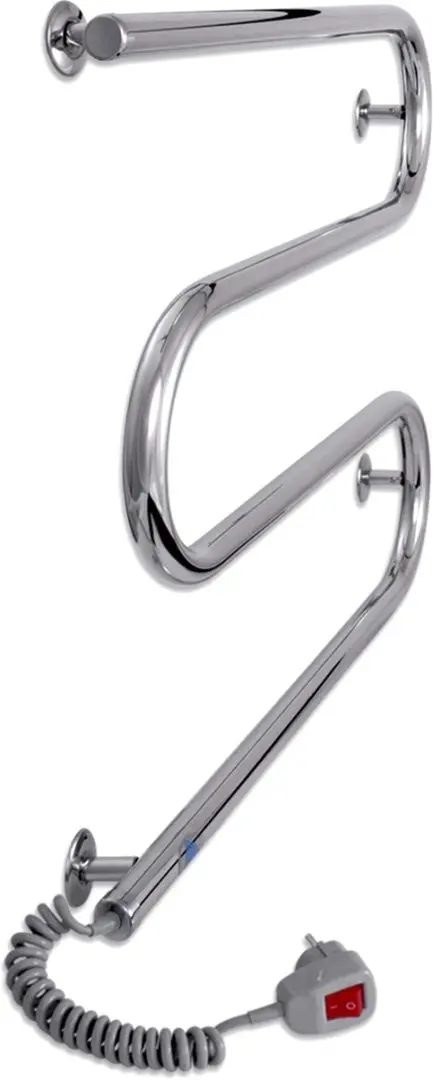 Полотенцесушитель электрический Laris Zmeevik 25 PC3 600x500 Left (Chrome)
