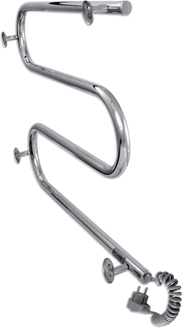 Полотенцесушитель электрический Laris Zmeevik 25 PC3 600x500 Left (Chrome)