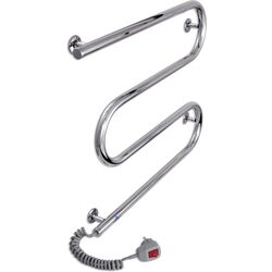 Полотенцесушитель электрический Laris Zmeevik 25 PC3 600x500 Left (Chrome) Thumb