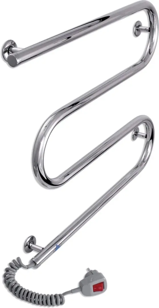 Полотенцесушитель электрический Laris Zmeevik 25 PC3 600x500 Left (Chrome)