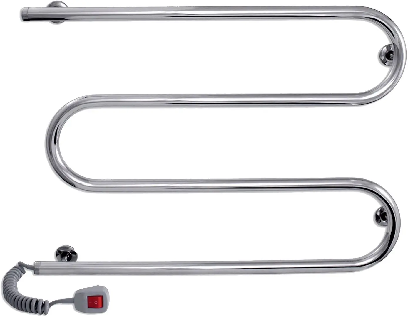 Полотенцесушитель электрический Laris Zmeevik 25 PC3 700x500 Left (Chrome)