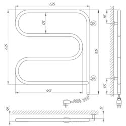 Uscator electric Laris Zmeevik 25 PC3 Rotary 600x600 (Chrome) Thumb