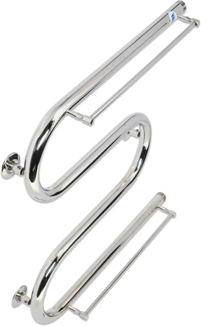 Полотенцесушитель Laris Zmeevik 25 PC3 2 Shelves 500x500 (Chrome)