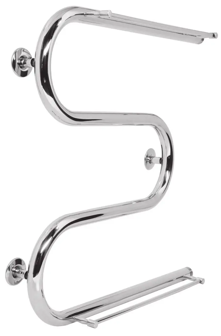 Полотенцесушитель Laris Zmeevik 25 PC3 2 Shelves 500x500 (Chrome)