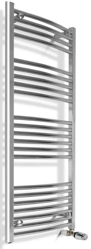 Полотенцесушитель Radiva Haiti Curved 400x1200 (Chrome)