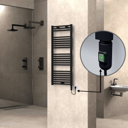 Полотенцесушитель электрический Radiva Haiti 500x1200 (Black Matt) Thumb