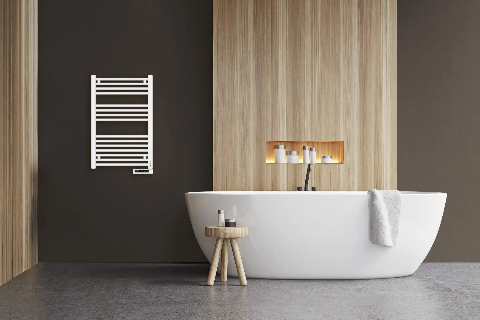 Полотенцесушитель электрическийTesy TH 01 500 W (Black)