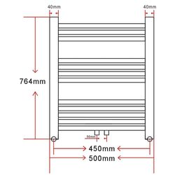 Uscator de prosoape VidaXL 140849 500x764 (White) Thumb