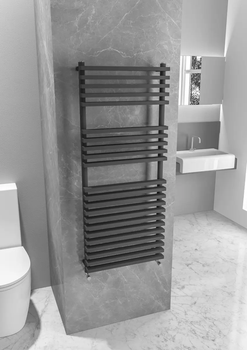 Uscator de prosop Warma Riva 500x1200 (Dark Grey)