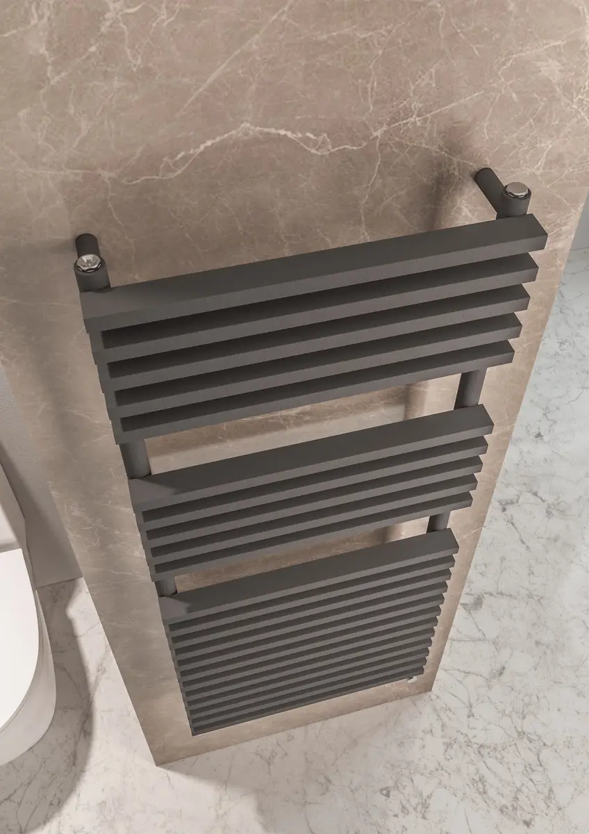 Uscator de prosop Warma Riva 500x1200 (Dark Grey)