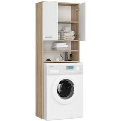 Dulap Akord Fin 2D (Sonoma Oak/White) Thumb