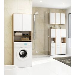 Dulap Akord Fin 2D (Sonoma Oak/White) Thumb