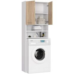 Шкаф Akord Fin 2D (White/Sonoma Oak) Thumb