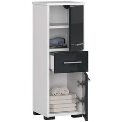 Dulap Akord Fin 30 2D1SZ (White/Graphite Gloss) Thumb