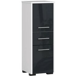 Dulap Akord Fin 30 2D1SZ (White/Graphite Gloss)