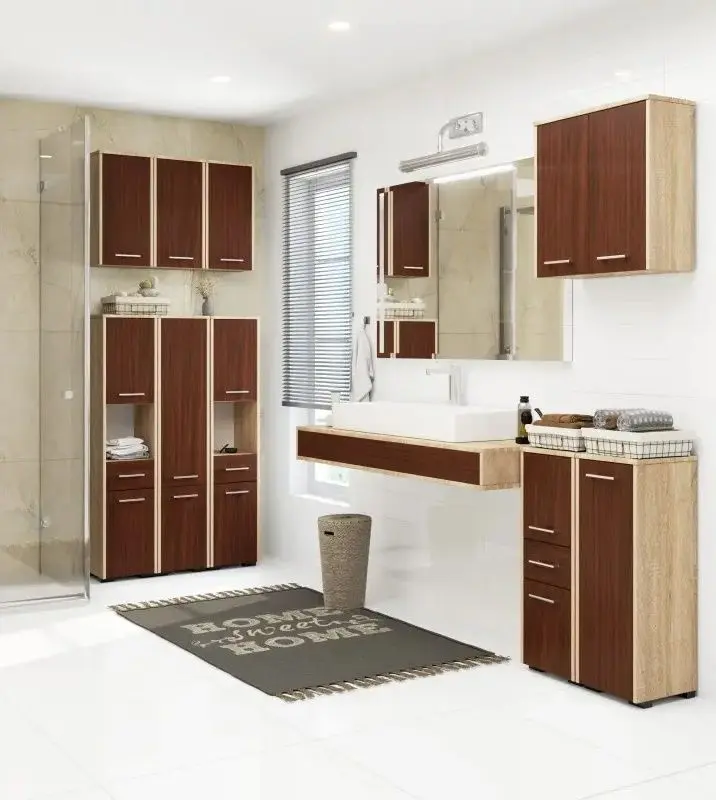 Шкафчик Akord Fin S30 1D (Sonoma Oak/Wenge)