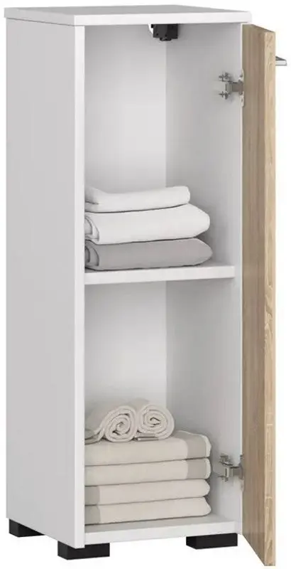Dulap Akord Fin S30 1D (White/Sonoma Oak)