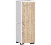 Dulap Akord Fin S30 1D (White/Sonoma Oak)