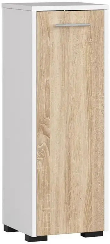Dulap Akord Fin S30 1D (White/Sonoma Oak)