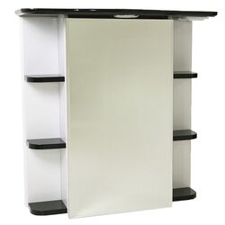 Dulap cu oglinda 700 (White/Black)