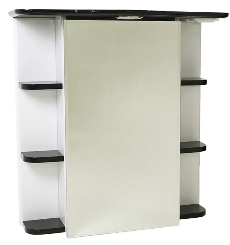 Dulap cu oglinda 700 (White/Black)