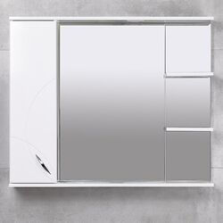 Dulap cu oglinda Bayro Allure 1000x750 Left (White) Thumb