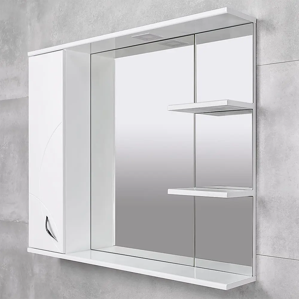 Dulap cu oglinda Bayro Allure 1000x750 Left (White) - 3