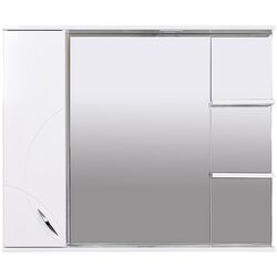 Dulap cu oglinda Bayro Allure 1000x750 Left (White)