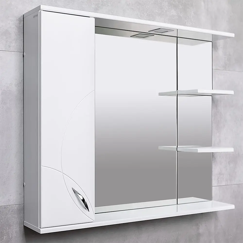 Dulap cu oglinda Bayro Allure 1000x750 Left (White) - 4