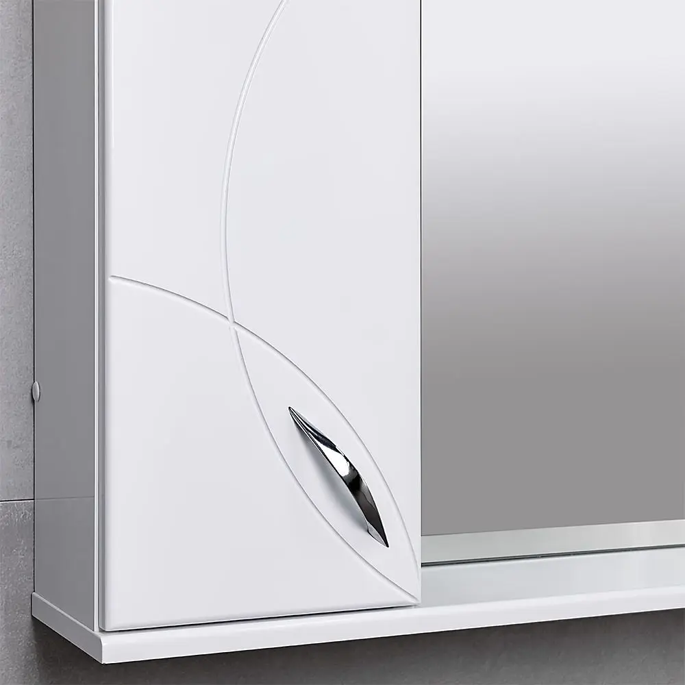 Dulap cu oglinda Bayro Allure 1000x750 Left (White) - 5