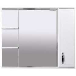 Dulap cu oglinda Bayro Allure 1000x750 Right (White)