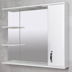 Dulap cu oglinda Bayro Allure 1000x750 Right (White) Thumb