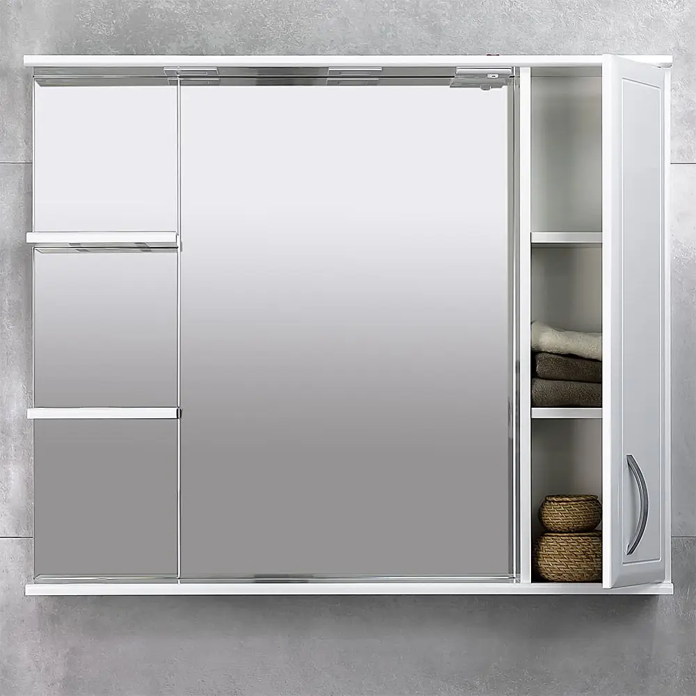 Dulap cu oglinda Bayro Allure 1000x750 Right (White) - 5