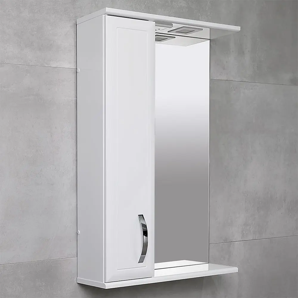 Dulap cu oglinda Bayro Allure 550x750 Left (White) - 4