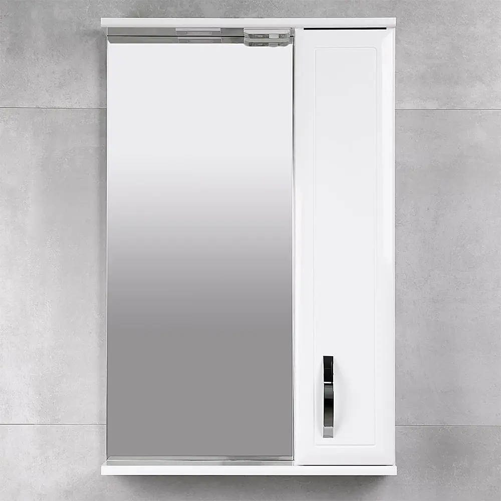 Dulap cu oglinda Bayro Allure 550x750 Right (White) - 2