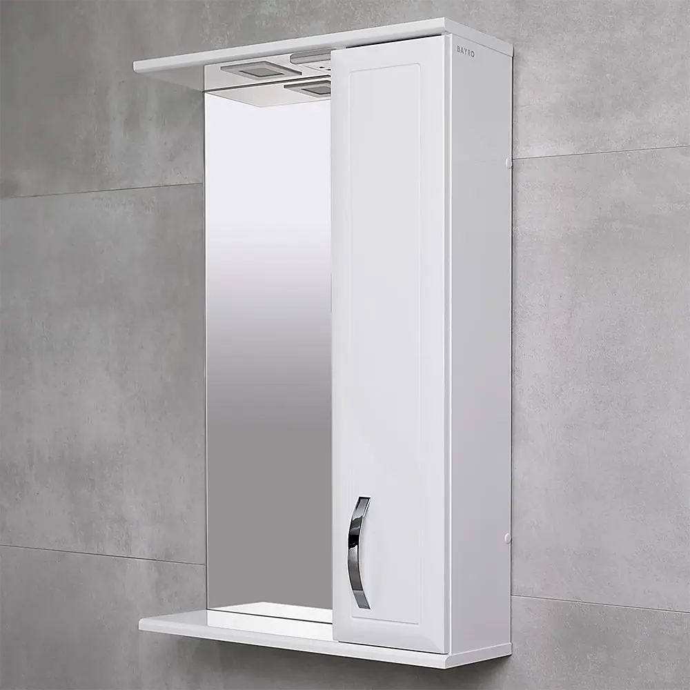 Dulap cu oglinda Bayro Allure 550x750 Right (White) - 4