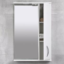 Dulap cu oglinda Bayro Allure 550x750 Right (White) Thumb