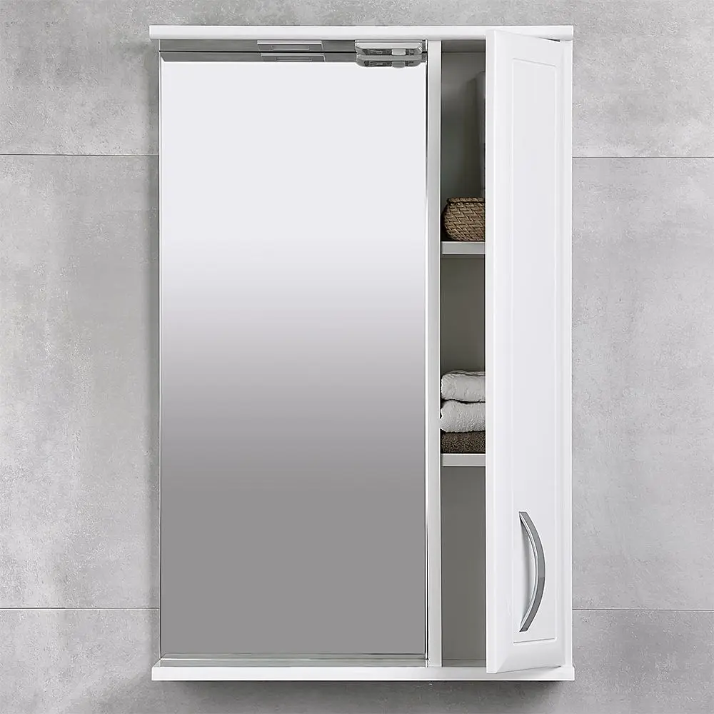 Dulap cu oglinda Bayro Allure 550x750 Right (White) - 5