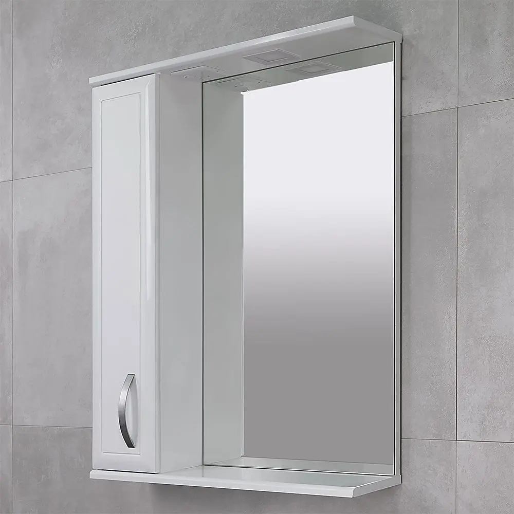 Dulap cu oglinda Bayro Allure 650x750 Left (White) - 3