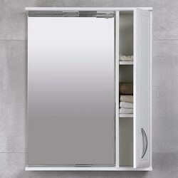 Dulap cu oglinda Bayro Allure 650x750 Right (White) Thumb