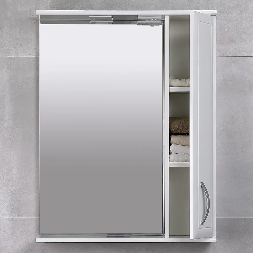 Dulap cu oglinda Bayro Allure 650x750 Right (White) - 5